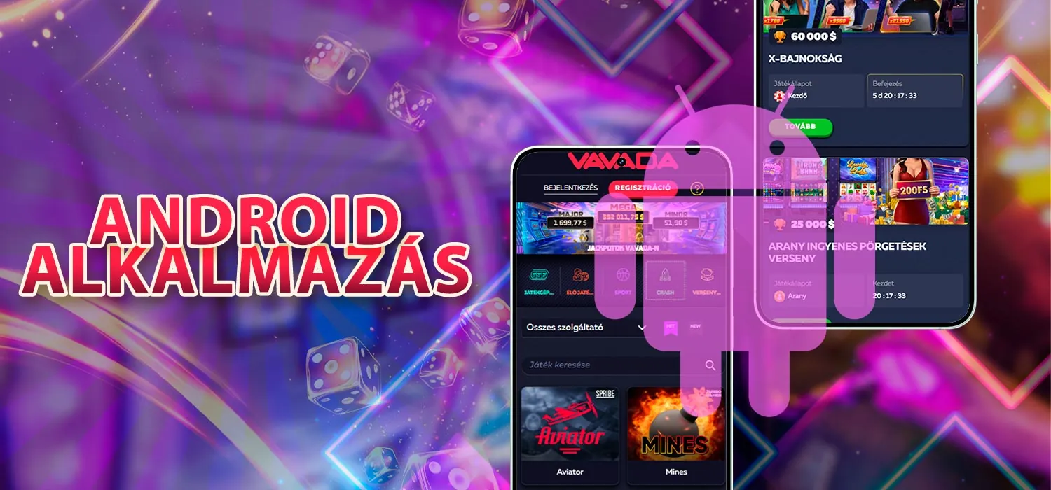 Az app letöltése androidon