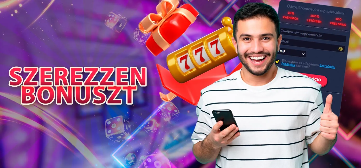 Utasítások a bónusz megszerzéséhez