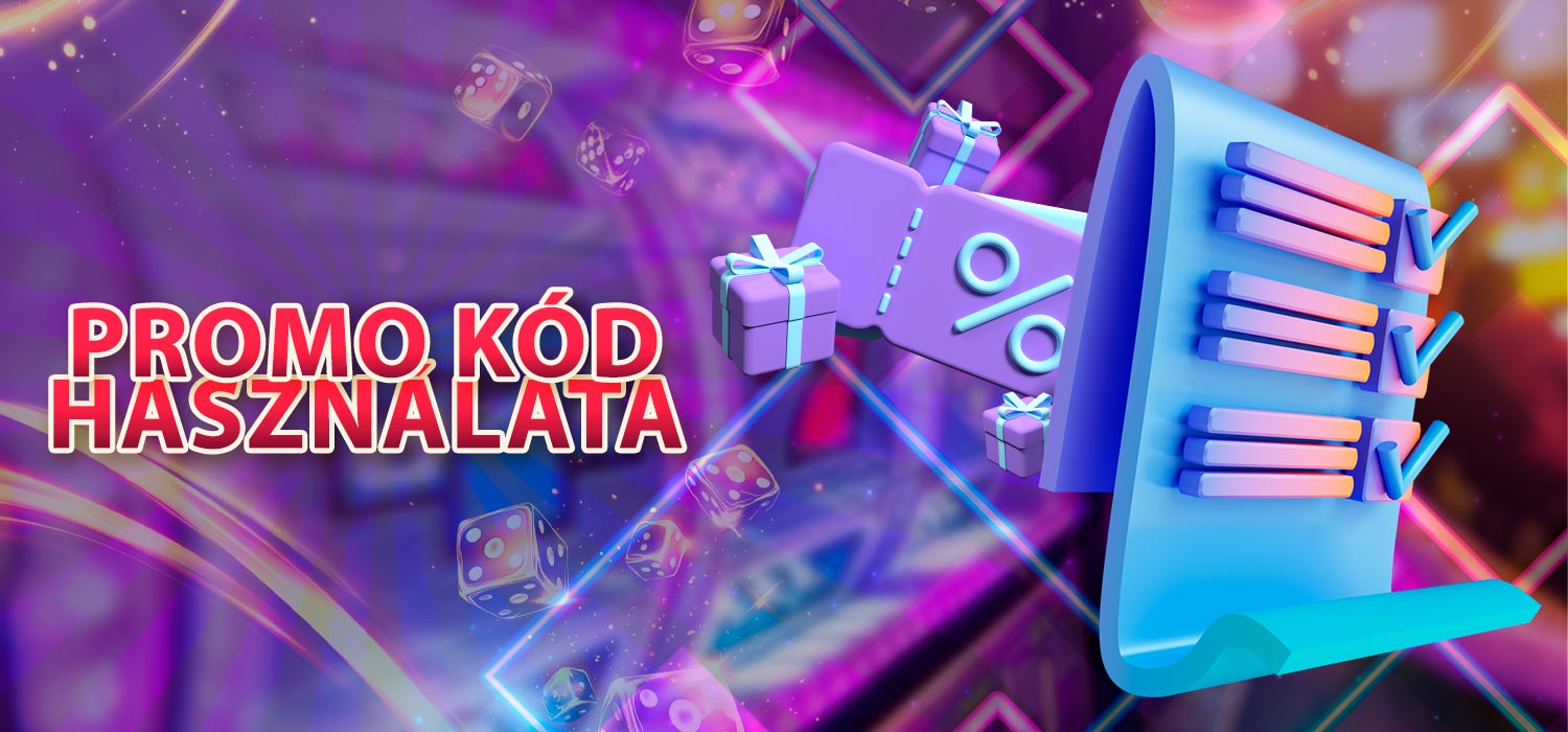 A promóciós kód helyes használata