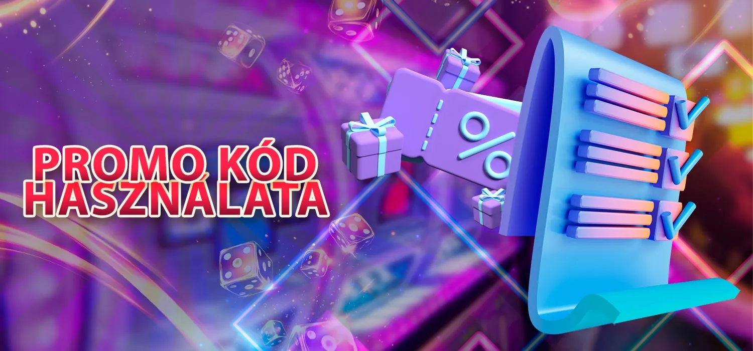 A promóciós kód helyes használata