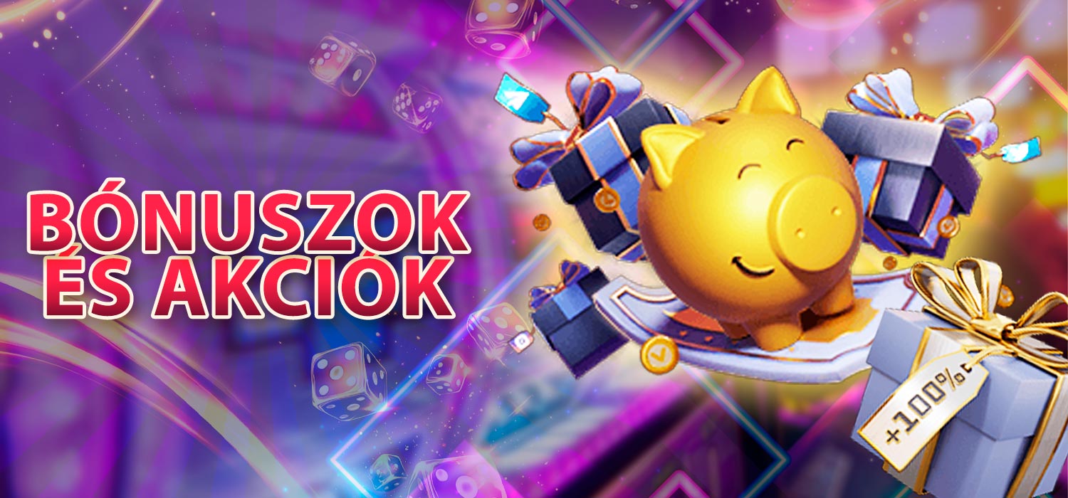Bónuszok és akciók a Blackjack játékhoz.