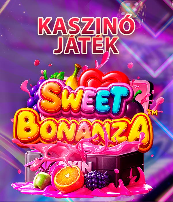 Sweet Bonanza kaszinó játék a kaszinó weboldalán.