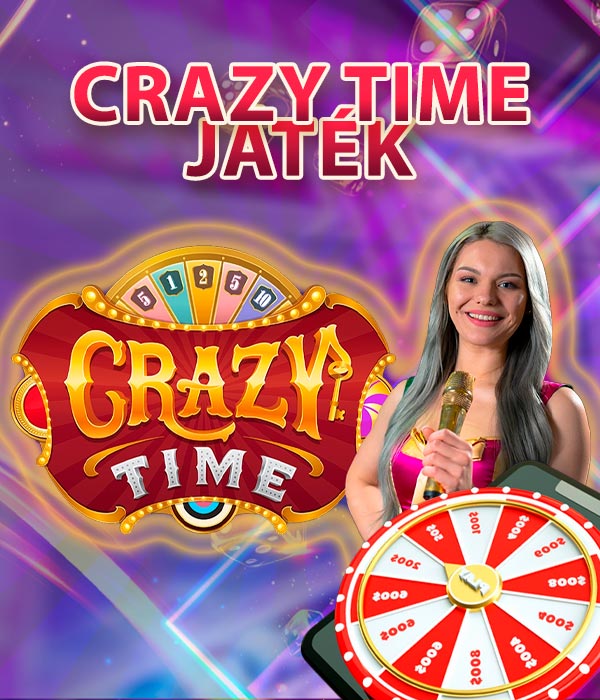 A Crazy Time játék különlegessége a kaszinó weboldalán.