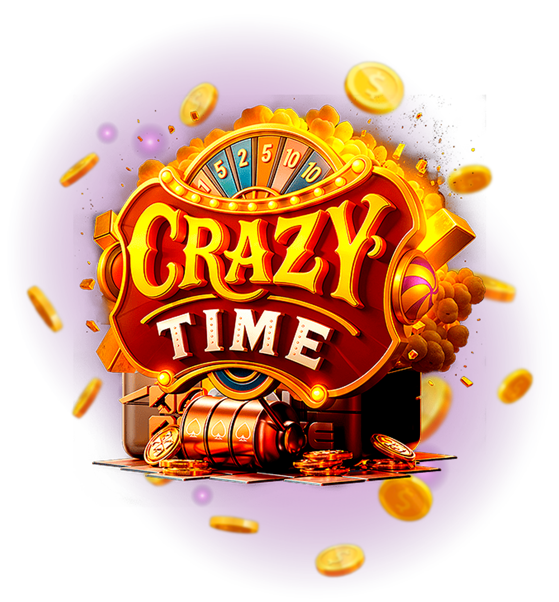 Crazy Time játék a Vavada kaszinó weboldalán.