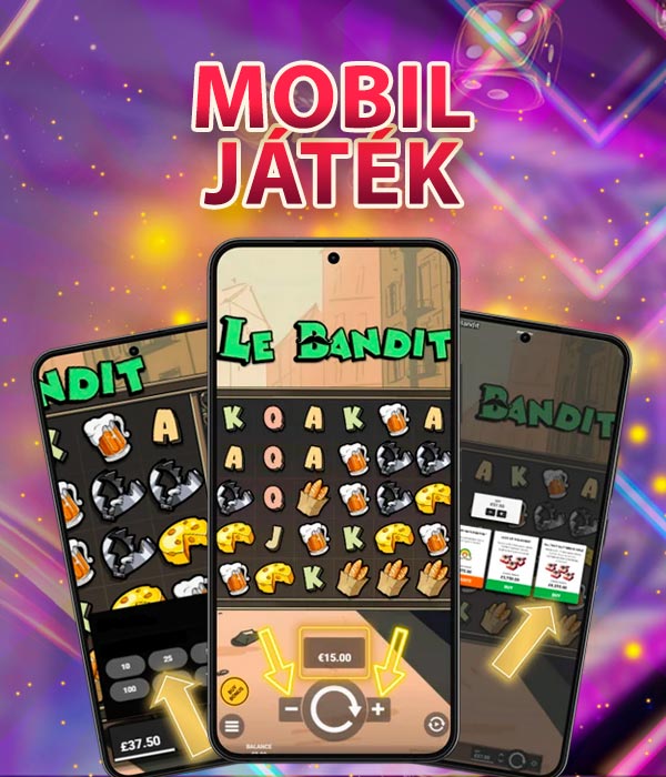 Játssz a Le Bandit játék mobil verziójával.