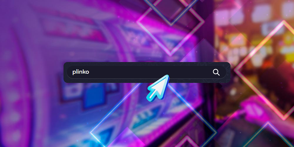 A keresőben keresse meg a Plinko játékot.